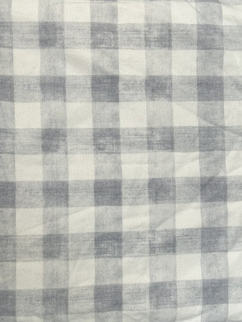 Pottery Barn Rhett Check Standard Sham Set of 2 — Blue Gray & Ivory